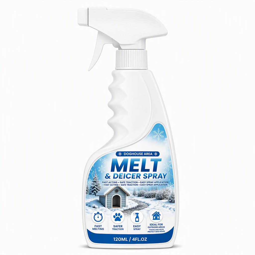Outdoor De-Icing & Snow Melting Spray โ pet-safe, dissolves frost on contact. Clear steps, walkways & patios fast! ๐ก๏ธโ