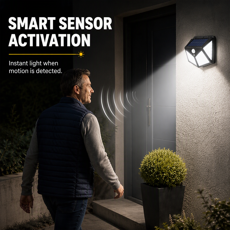 💥GET 50% OFF💥INSTANTLY LIGHT-UP YOUR OUTDOOR SPACE WITH MOTION-ACTIVATED SOLAR LIGHTS