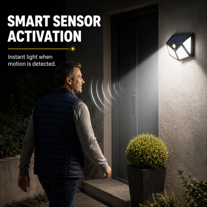 💥GET 50% OFF💥INSTANTLY LIGHT-UP YOUR OUTDOOR SPACE WITH MOTION-ACTIVATED SOLAR LIGHTS