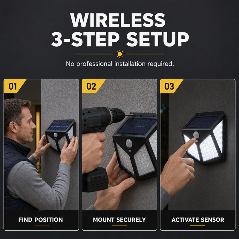 💥GET 50% OFF💥INSTANTLY LIGHT-UP YOUR OUTDOOR SPACE WITH MOTION-ACTIVATED SOLAR LIGHTS