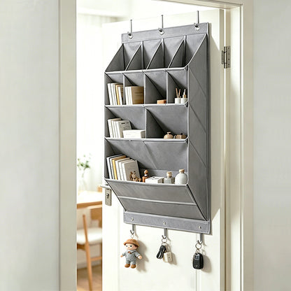 Multi-Compartment Over-the-Door Hanging Storage Organizer