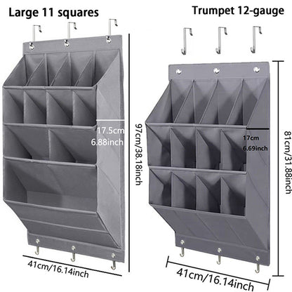 Multi-Compartment Over-the-Door Hanging Storage Organizer