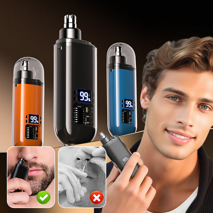 👃 Smart Electric Nose Hair Trimmer – Painless, Waterproof & USB-C Rechargeable | 50% OFF