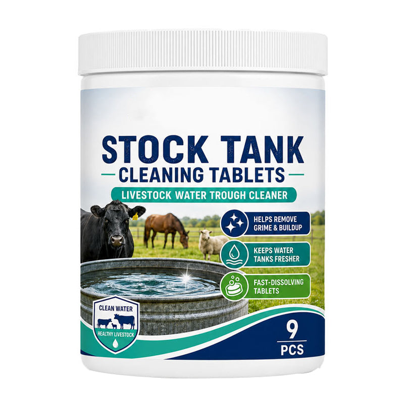🔥 SAVE 50% TODAY 🔥 Fast-Dissolving Livestock Water Tank Cleaning Tablets | Algae Control & Fresh Water | Animal Safe